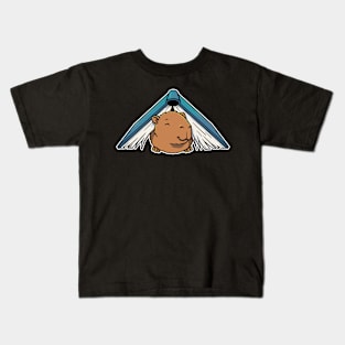 Capybara in a good book Kids T-Shirt